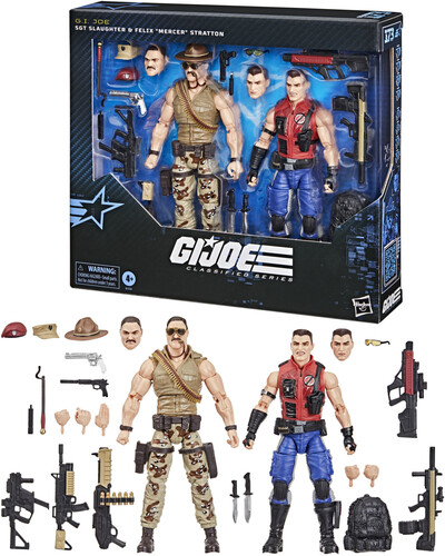 Hasbro Collectibles - G.I. Joe - Classified Series - #173, Sgt Slaughter & Felix ""Mercer"" Stratton Action Figure 2-Pack