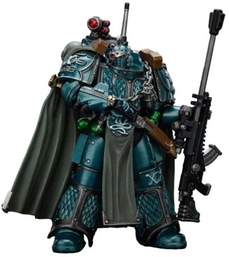 Warhammer40K: The Horus Heresy - Alpha Legion: Exodus The One who is Many with Sniper Rifle & Power Dagger 1/18 Action Figure