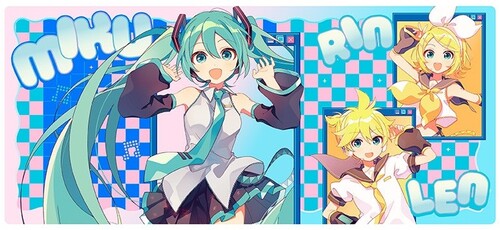 Hatsune Miku - XXL Mousepad - Miku & Friends