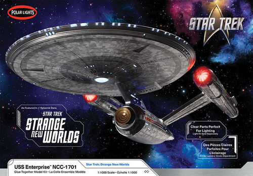 Star Trek Strange New Worlds U.S.S. Enterprise Polar Lights Model Kit