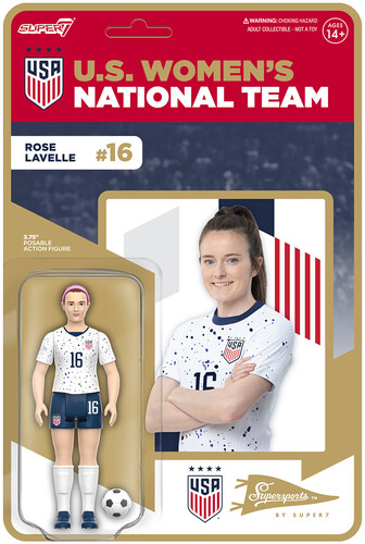 Super7 - USWNT Soccer - ReAction Wv 2 - Rose Lavelle (2023 World Cup Home Kit)