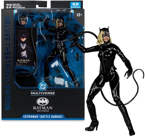 McFarlane Toys - DC Multiverse - Battle Damaged Catwoman (Batman Returns) 7"" Action Figure Deluxe Theatrical Edition