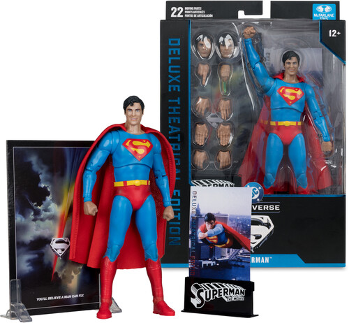 McFarlane - DC Multiverse - Superman: The Movie 1978 - 7"" Superman Action Figure (Deluxe Theatrical Edition)