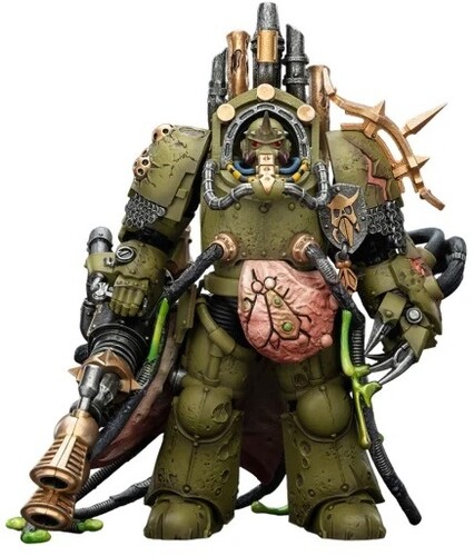 Warhammer 40K - Death Guard: Lord of Virulence with Plague Spewer 1/18 Action Figure