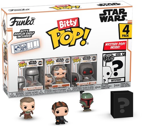 Funko BITTY POP!: Star Wars - The Mandalorian - Mandalorian 4-Pack