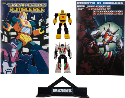 Transformers - Page Punchers - Bumblebee And Wheeljack 3 Figures With Comics 2-Pack