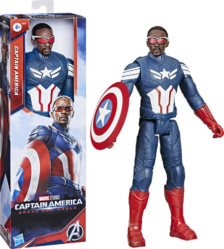Hasbro Collectibles - Marvel Avengers - Titan Hero Series - 12"" Captain America Brave New World Action Figure
