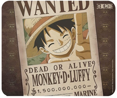 ONE PIECE - Flexible mousepad - Wanted Luffy