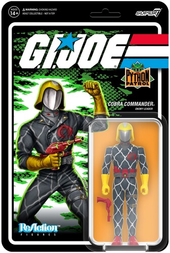 Super7 - G.I. Joe - ReAction Figures Wv 6 - Python Patrol Cobra Commander