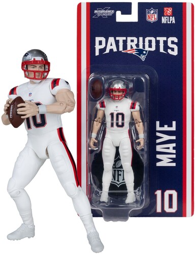 McFarlane SportsPicks - NFL - Drake Maye (New England Patriots) 6"" Action Figure