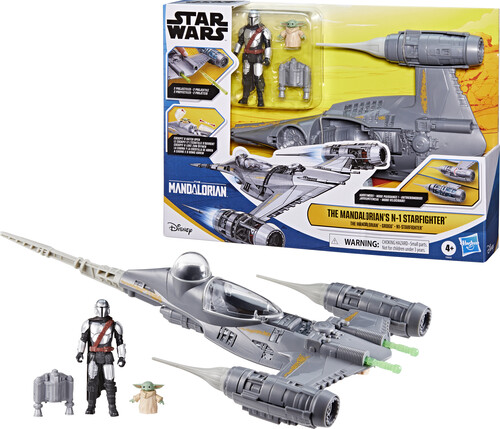 Hasbro Collectibles - Star Wars - Epic Hero Series - The Mandalorian's N-1 Starfighter Set