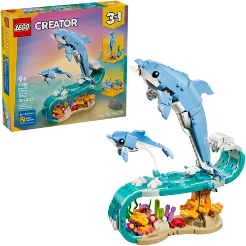 LEGO® Creator Sea Animals: Beautiful Dolphins 31385
