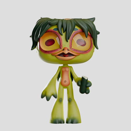 Kaleidos Kappa Ramen: Original Art Vinyl Figure