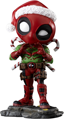 Iron Studios - Marvel Comics - MiniCo - Holidays Version Deadpool Figure