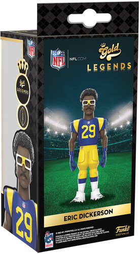 Eric Dickerson (Los Angeles Rams) Funko Vinyl Gold 5 NFL Legends