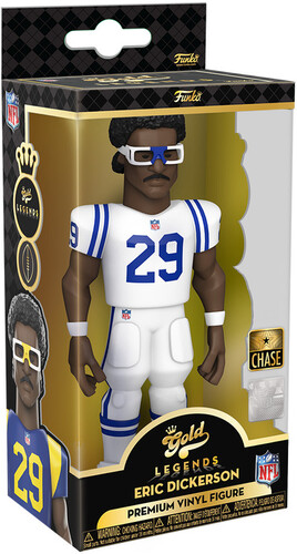 Eric Dickerson (Los Angeles Rams) Funko Vinyl Gold 5 NFL Legends