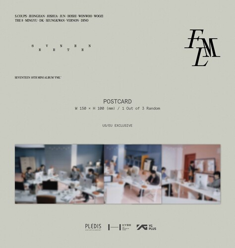 Seventeen SEVENTEEN 10th Mini Album 'FML' (B Ver.) Sticker, Photo