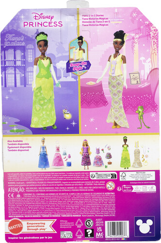 Mattel - Disney Princess Tiana 2-in-1 Stories Fashion Doll