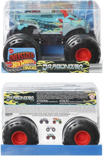 Hot Wheels Oversized Monster Trucks 1:24 4-Piece E Assortment