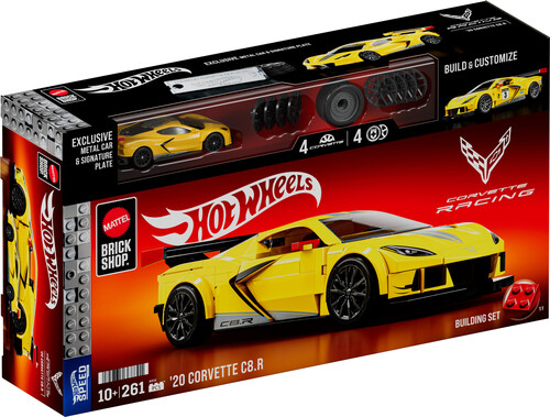 Mattel Brick Shop Hot Wheels Speed Series '20 Corvette C8.R
