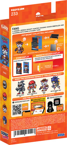 FiGGYZ - Sonic The Hedgehog (Classic) - Fang Magnetic Collectible