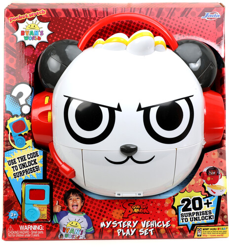 combo panda mystery vehicle playset