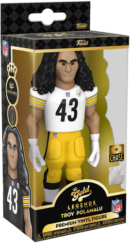 NFL Legends Steelers Troy Polamalu 5-Inch Vinyl Gold Figure