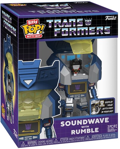 FUNKO Bitty POP! Bots: Transformers - Soundwave with Rumble