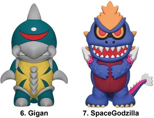 Tokidoki x Godzilla - Series 1 - 3D Foam Bag Clip Blind Bag - 24pc