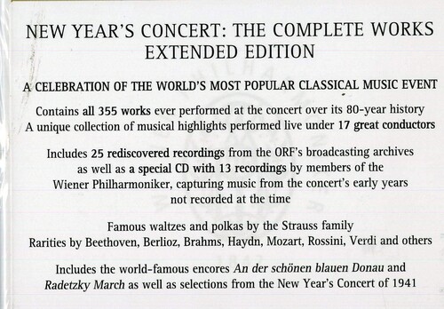 Wiener Philharmoniker New Year's Concert - The Complete