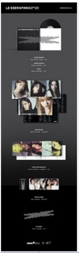 Le Sserafim, 'EASY-CRAZY-HOT' SPECIAL VINYL [CARBON BLACK]