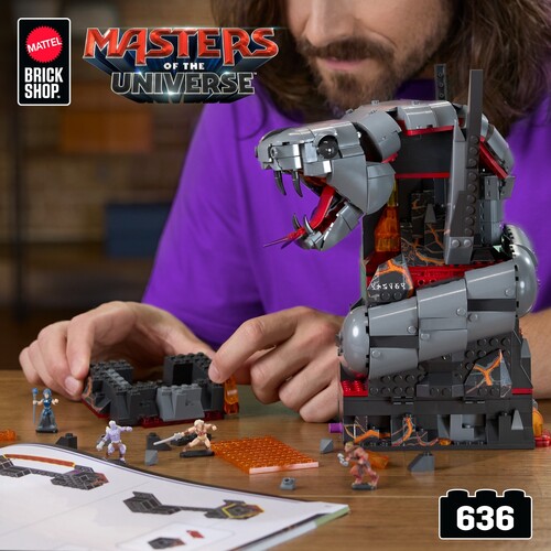 Mattel Brick Shop Masters of the Universe Clash at Snake Mountain