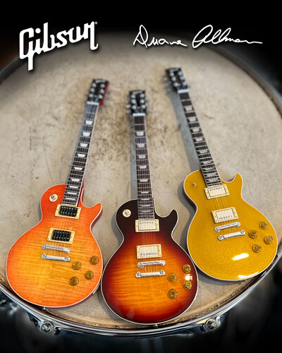 Duane Allman Gibson Les Paul Tobacco Burst Mini Guitar Model