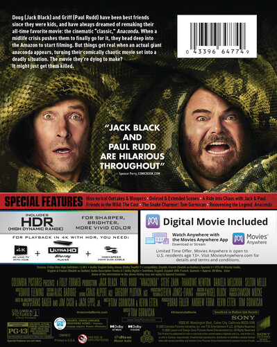 Anaconda (Steelbook) [4K UHD + Blu-ray] – NEW 2025 Release With Digital Copy