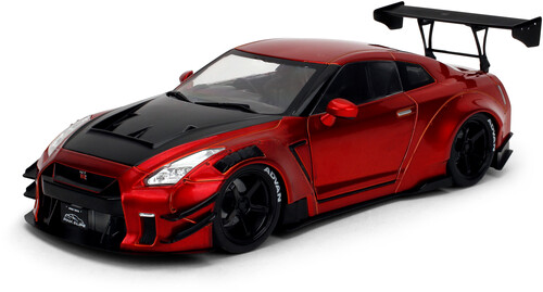 Pink Slips - Nissan GT-R R35 - 1:18 Scale Diecast Car (Candy Red)