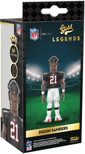 Deion Sanders (Atlanta Falcons) Funko Vinyl Gold 5 NFL Legends