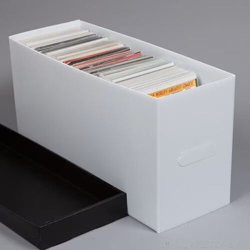 Ultra Boxx Large Comic Book Storage Box - 7-3/4 x 11 x 20 - Plastic ...