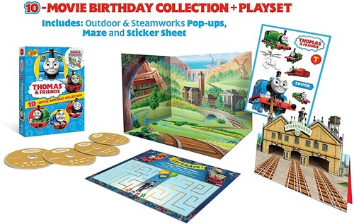 Thomas Friends 10 Movie Birthday Collection Playset 75th Anniversary Edition Boxed Set Anniversary Edition On Tcm Shop