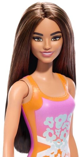 BARBIE BEACH DOLL WITH ORANGE SWIMSUIT Collectibles on PopMarket