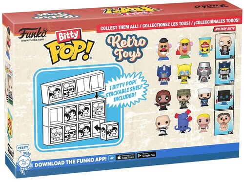FUNKO Bitty POP!: Retro Toys - Transformers 4-Pack