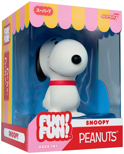 SNOOPYページ Japan Peanuts Square Memo With Box - Snoopy & Woodstock