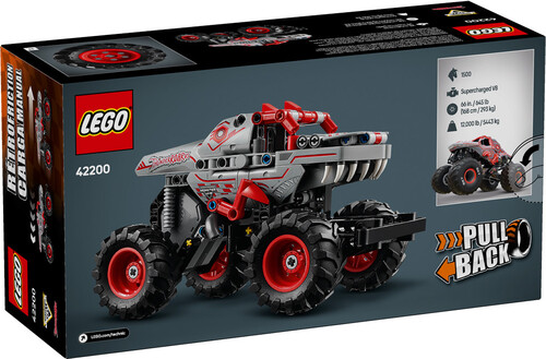LEGO® Technic™ Monster Jam™ ThunderROARus™ Pull-Back 42200