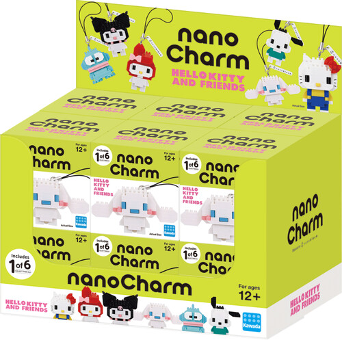 Nanoblock - Sanrio - nanoCharm - Hello Kitty and Friends (Box/12