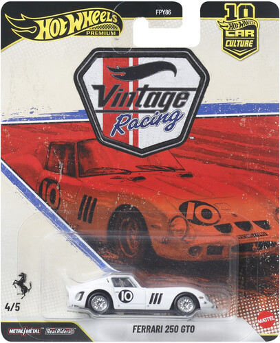 Hot Wheels Premium 1:64 Car Culture 10-Piece Vintage Racing T
