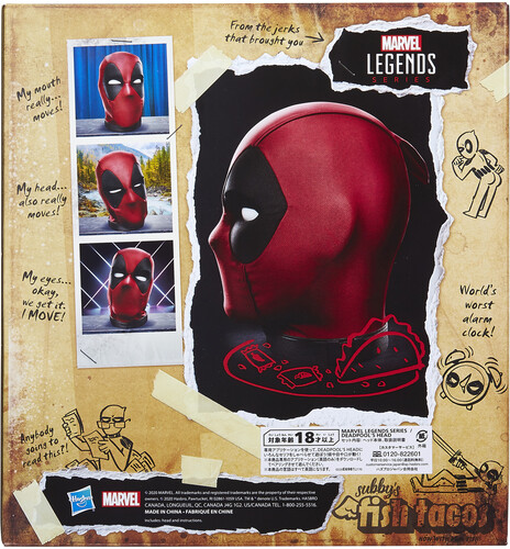 ハズブロ　DEADPOOL's HEAD Marvel Legends Series Deadpool's Head Premium Interactive