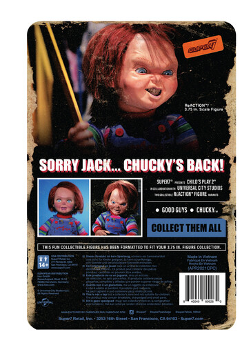 CHILD'S PLAY WAVE 2 - EVIL CHUCKY (BLOOD SPLATTER) Collectibles on ...