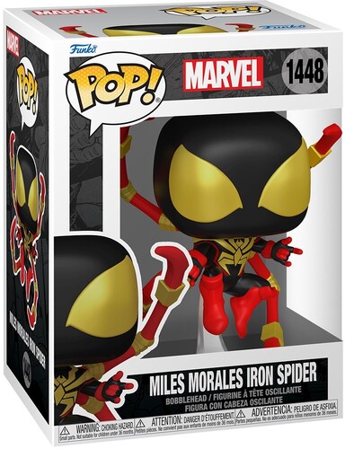 FUNKO POP! MARVEL: Spider-Man Comics- Miles Iron Spider (Styles