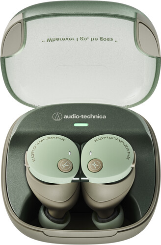 Audio Technica ATH-CKS50TW2GG Star Wars Grogu Bluetooth Earphones Ltd Ed (Green/Tan)