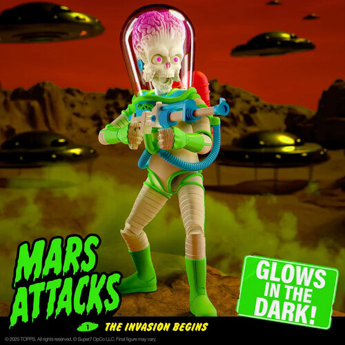 Super7 - Mars Attacks - ULTIMATES! Wv2 - Martian (Glow