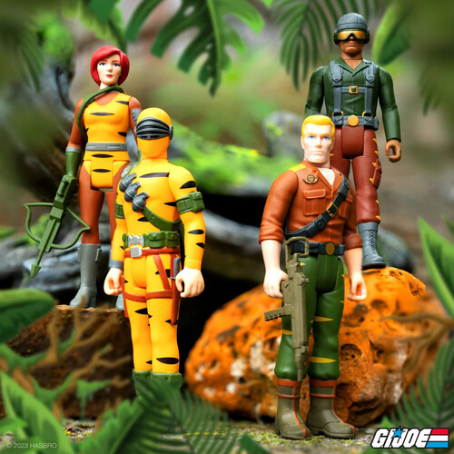 G.I. JOE REACTION FIGURES WAVE 6 - TIGER FORCE SNA Collectibles on PopMarket